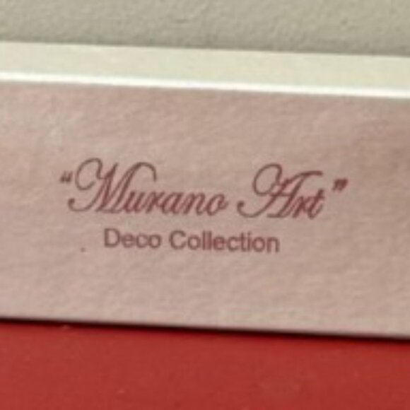 Murano Glass Letter Opener Glass Of Venice Art Deco Collection Original Box - Picture 7 of 7